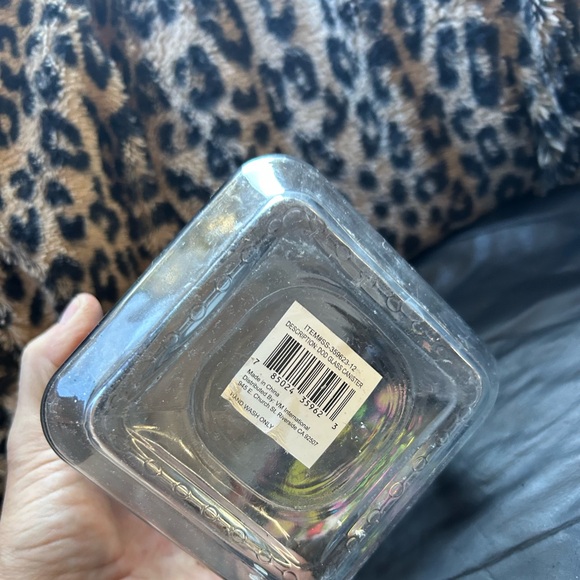 MEXICAN DAY DEAD GLASS CANISTER dog treats storage holder kitchen candy - Picture 3 of 5